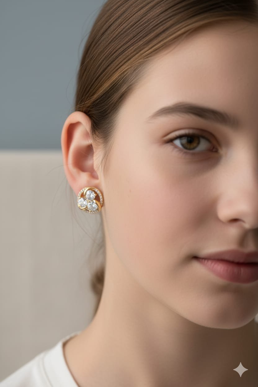 Radiant Bloom Studs