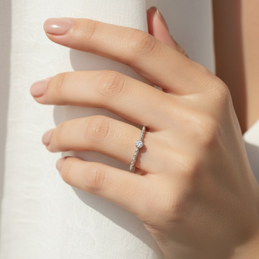 Minimalist Silver Statement Rings