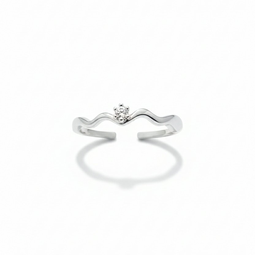 Minimalist Silver Statement Rings