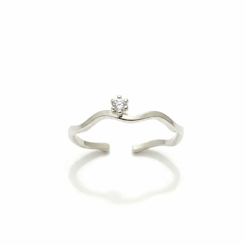 Minimalist Silver Statement Rings