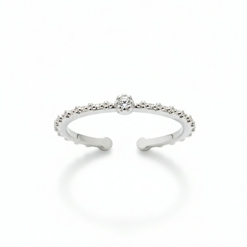 Minimalist Silver Statement Rings