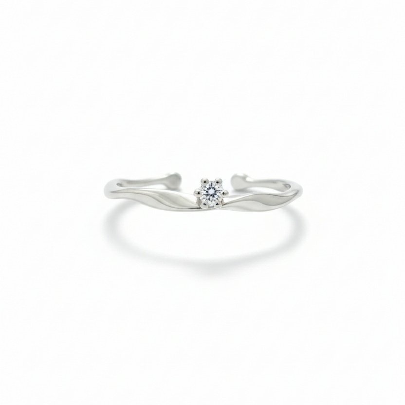 Minimalist Silver Statement Rings