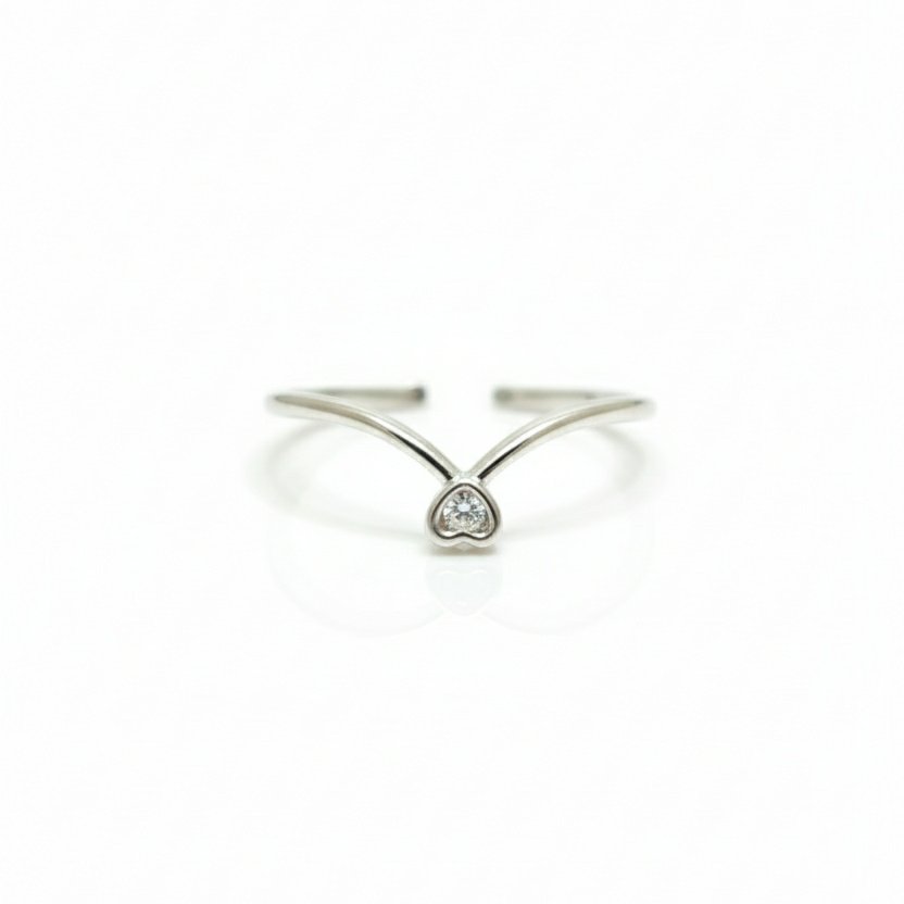 Minimalist Silver Statement Rings