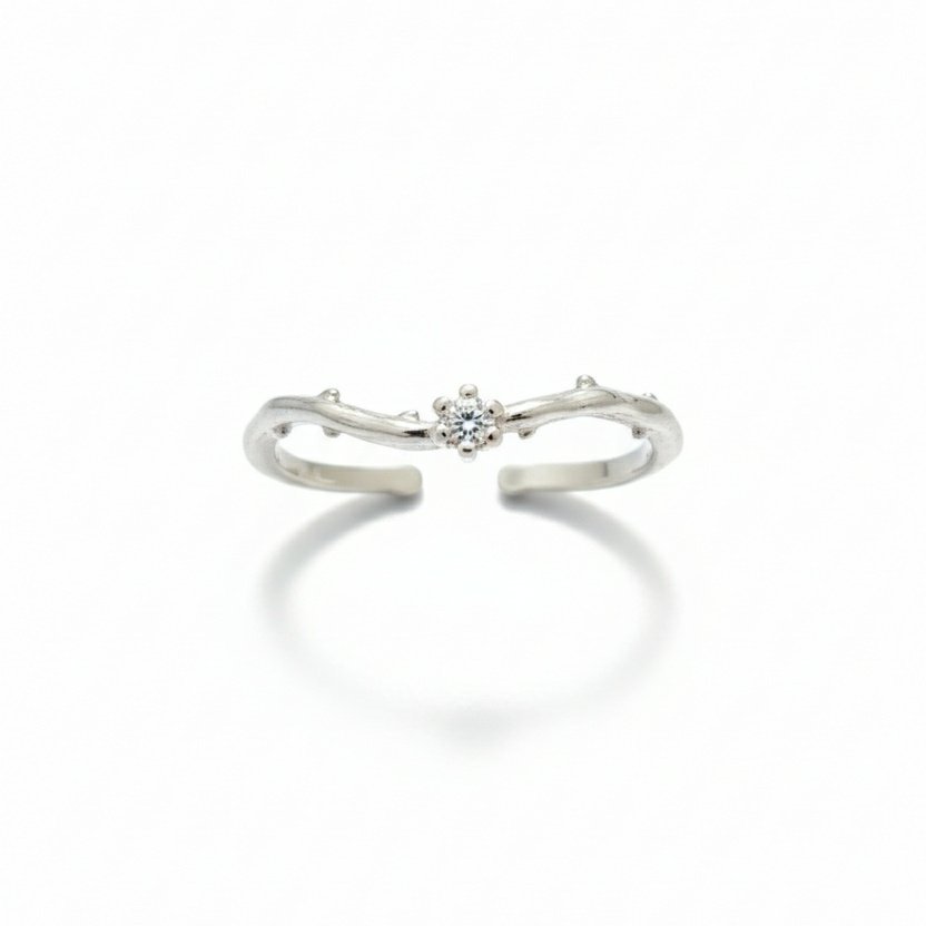Minimalist Silver Statement Rings