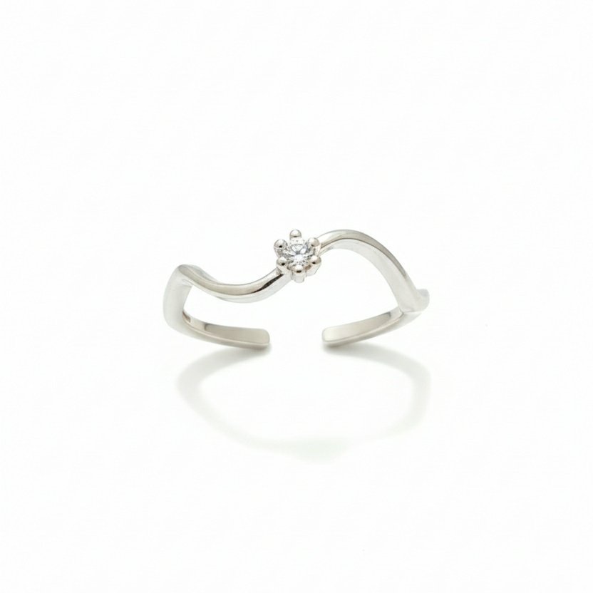 Minimalist Silver Statement Rings