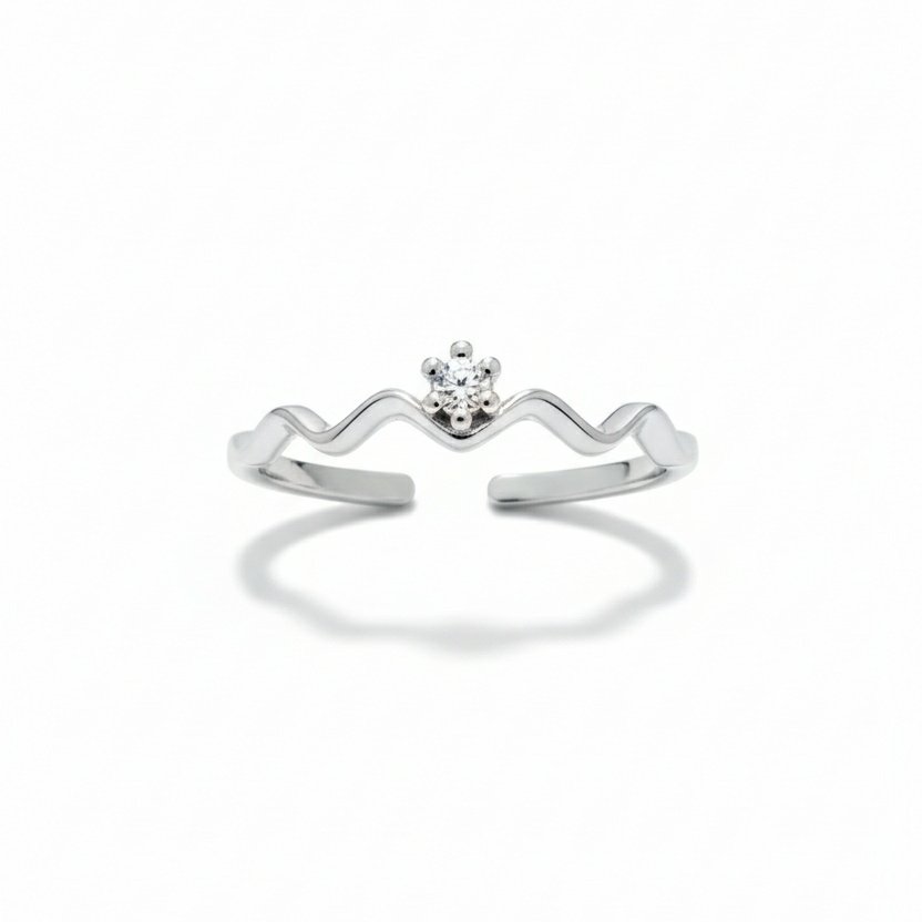 Minimalist Silver Statement Rings