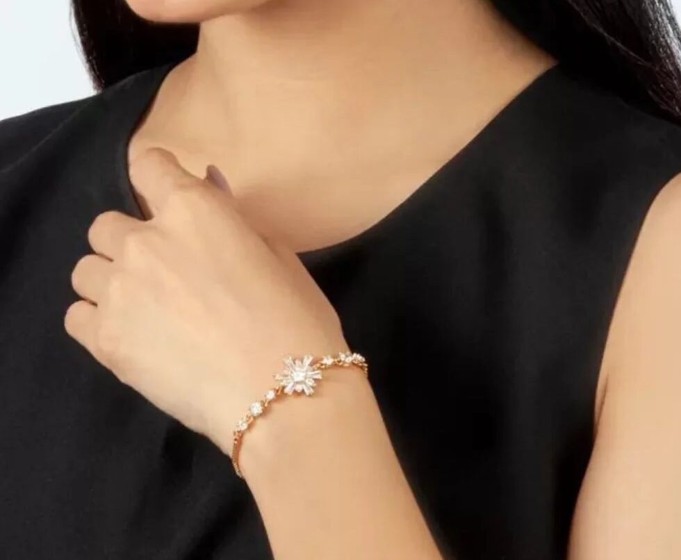 Golden Blossom Charm Bracelet