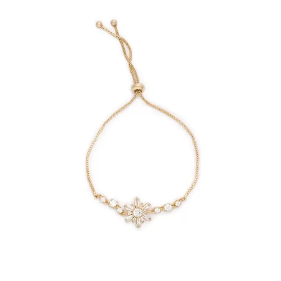 Golden Blossom Charm Bracelet