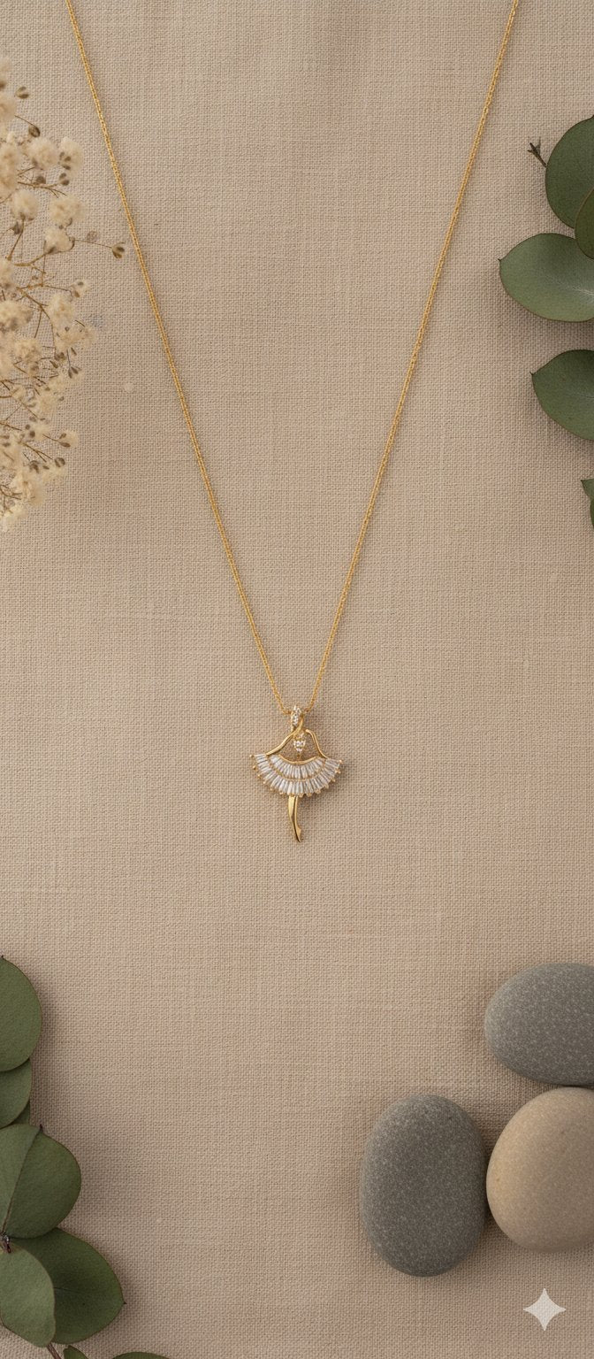Twinkling Ballerina Pendant