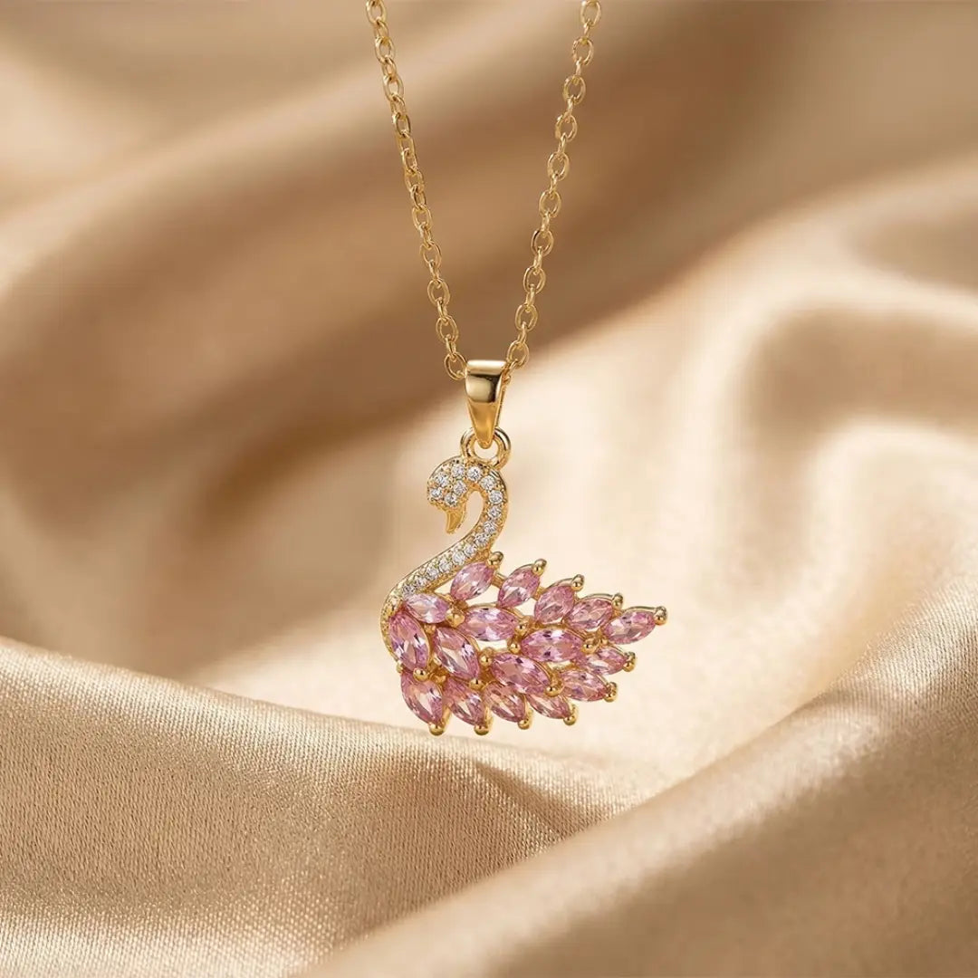 Swan Pendant Necklace
