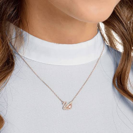 Rose Gold Elegant Rhinestone Necklace