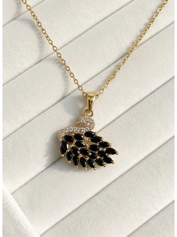 Swan Pendant Necklace