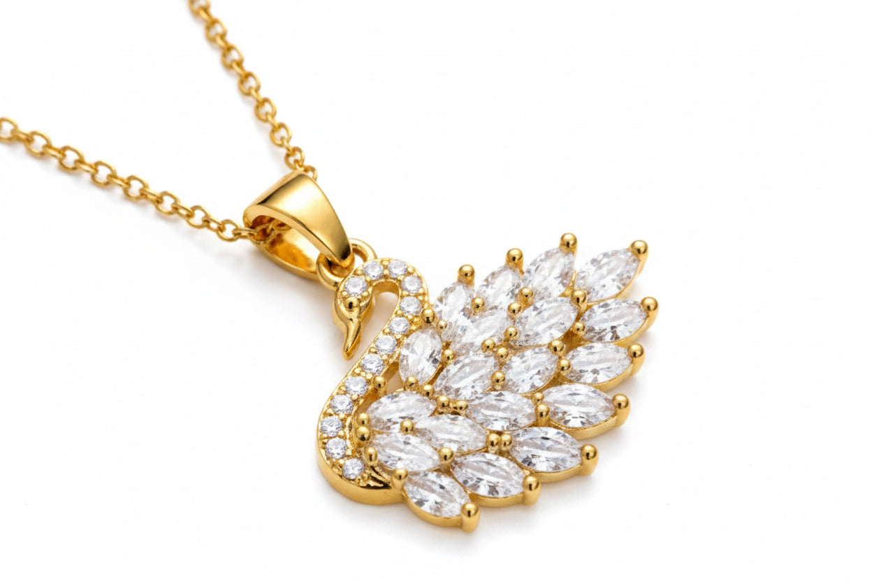Swan Pendant Necklace