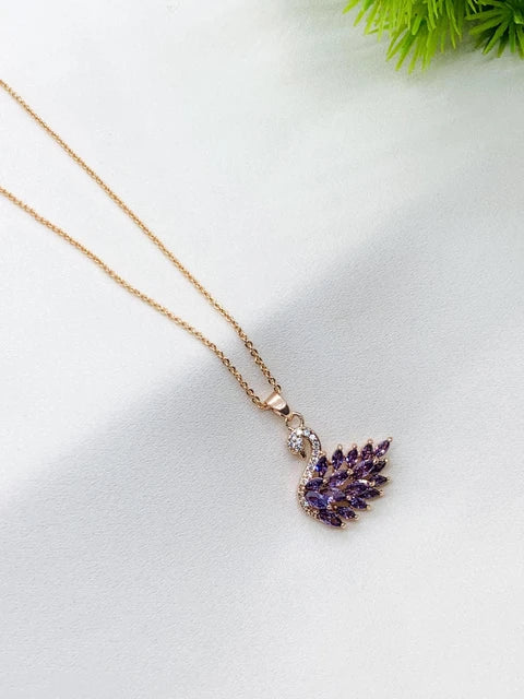 Swan Pendant Necklace