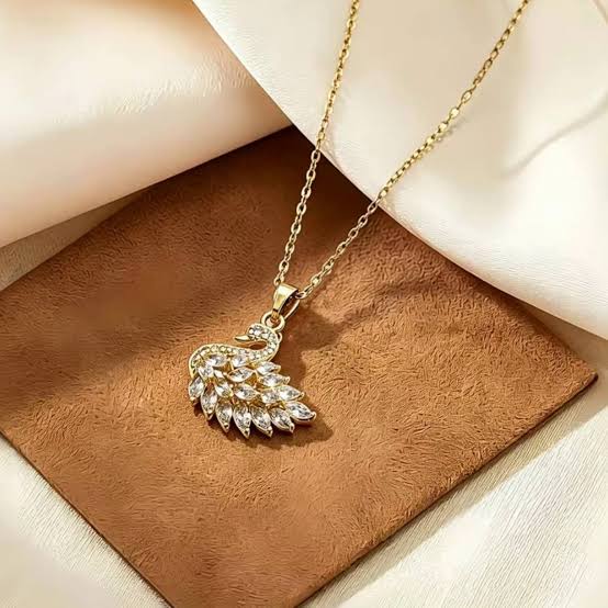 Swan Pendant Necklace