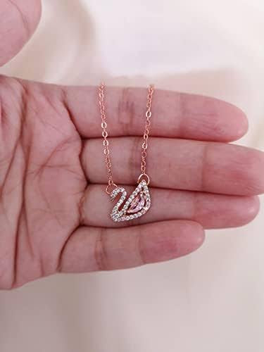 Rose Gold Elegant Rhinestone Necklace
