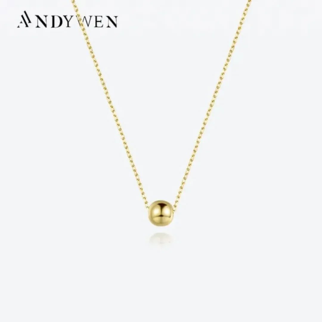 Golden Droplet Necklace