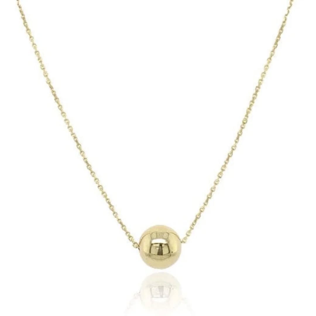 Golden Droplet Necklace