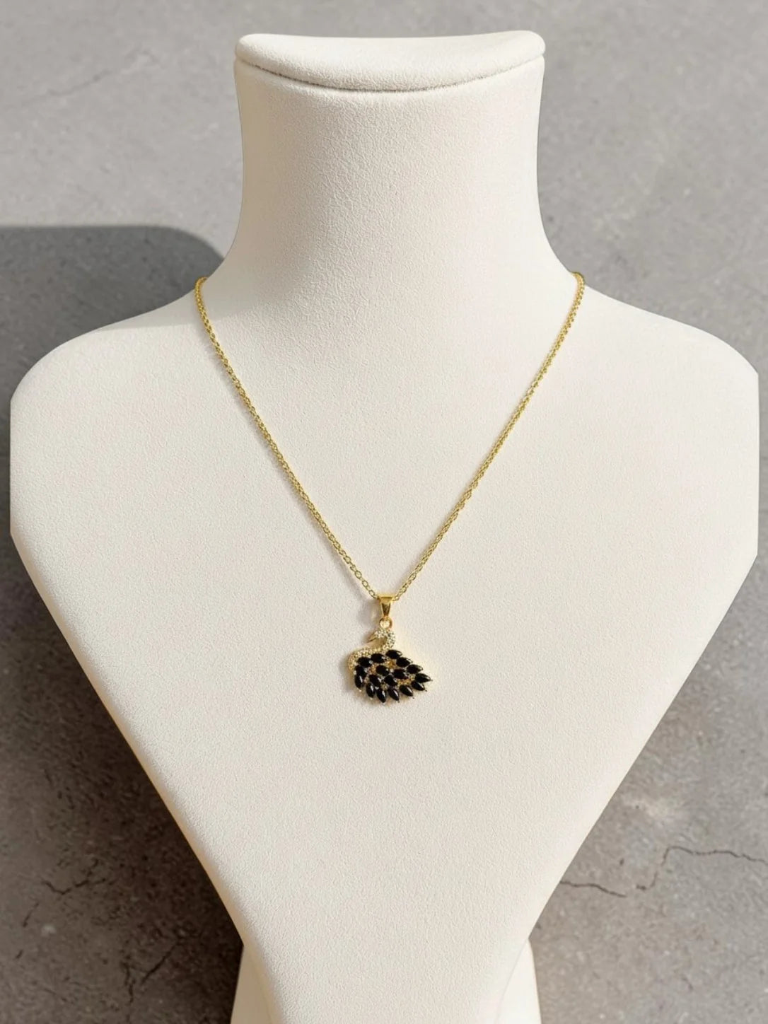 Swan Pendant Necklace