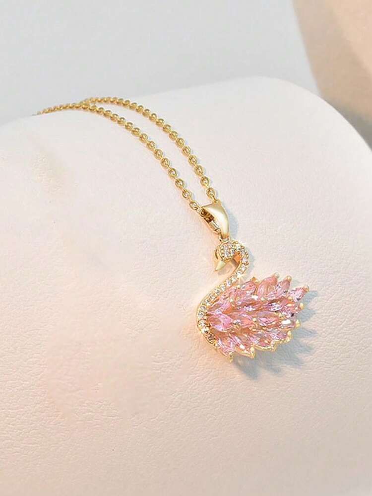 Swan Pendant Necklace