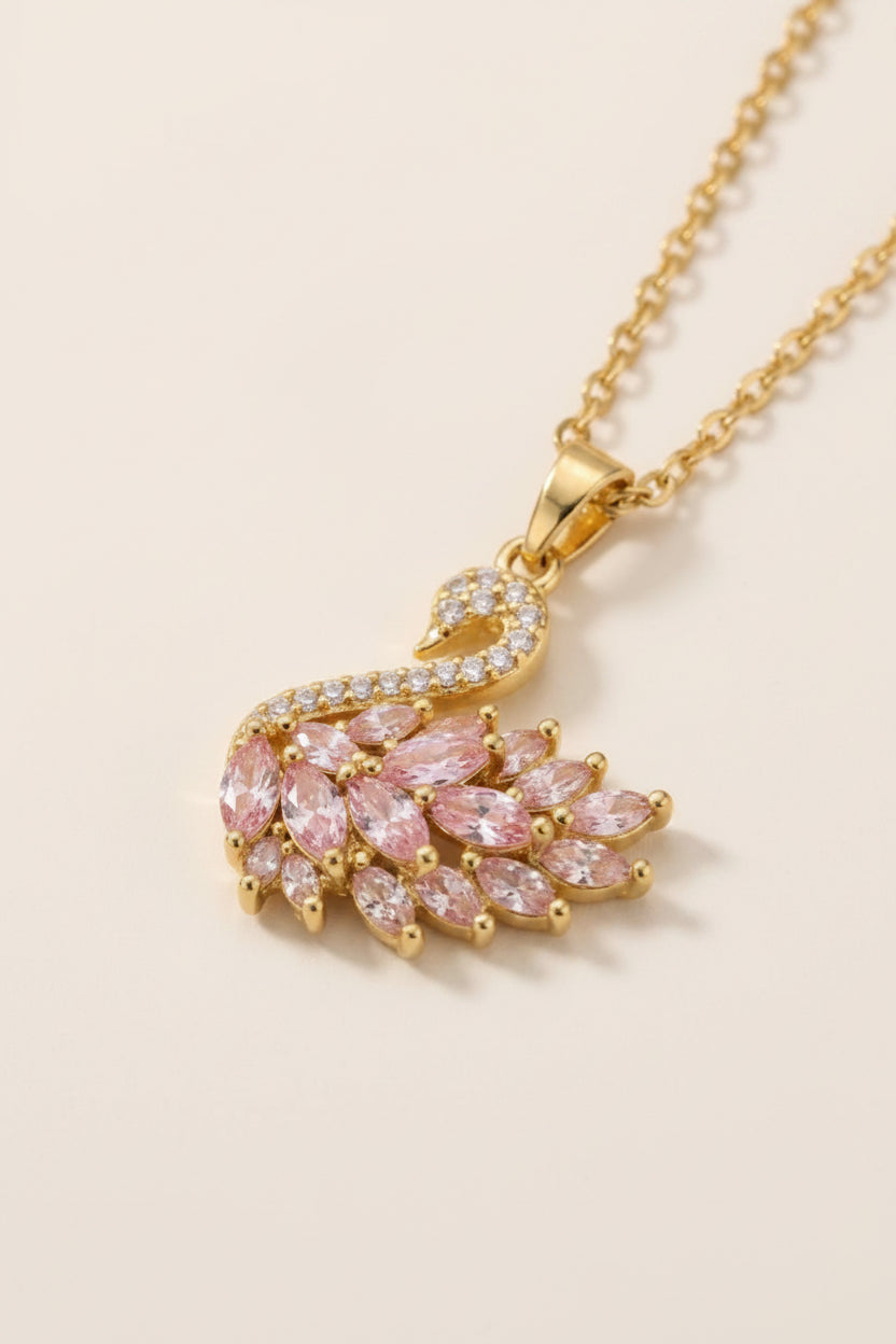Swan Pendant Necklace