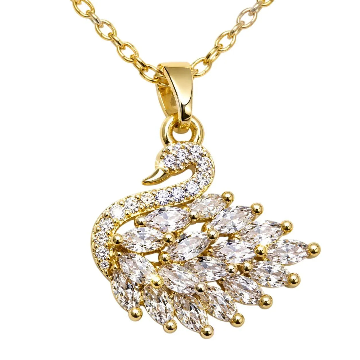 Swan Pendant Necklace
