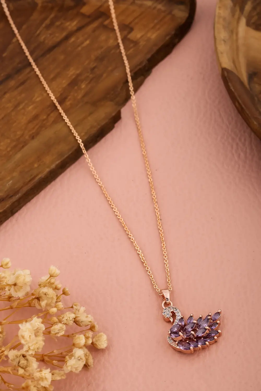 Swan Pendant Necklace