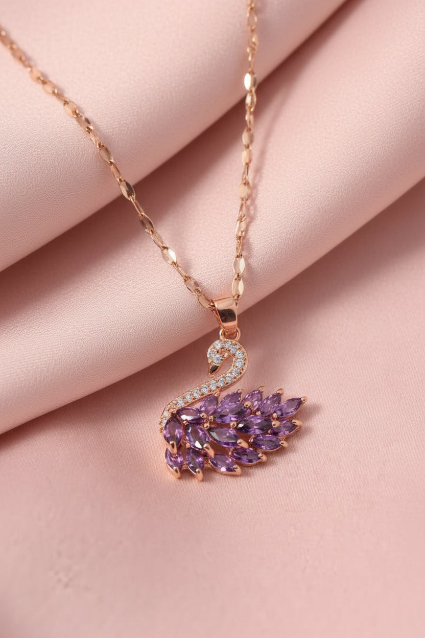 Swan Pendant Necklace