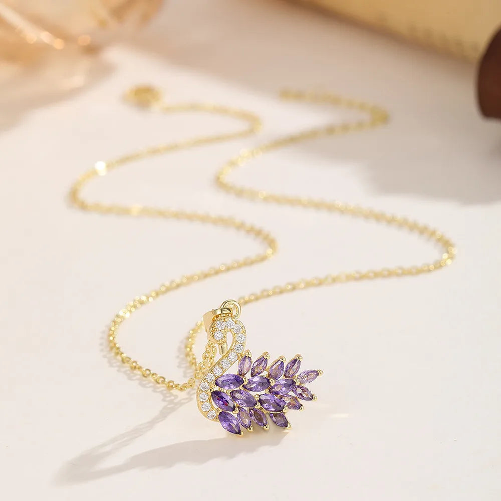 Swan Pendant Necklace