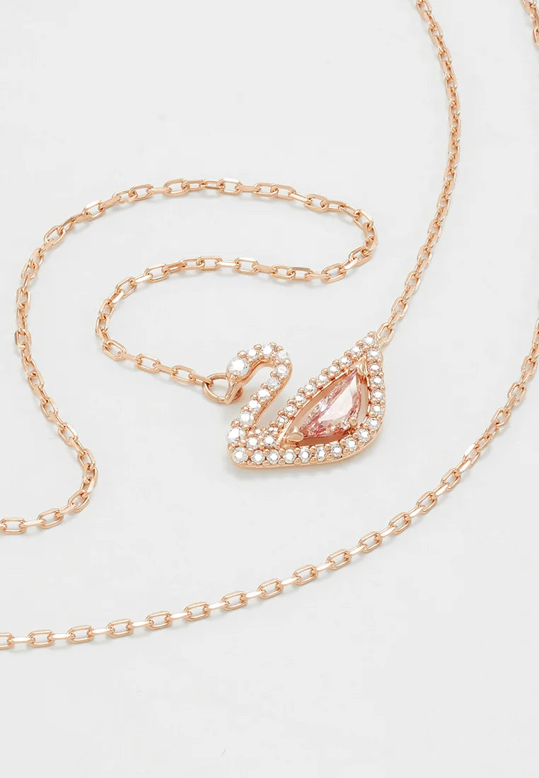 Rose Gold Elegant Rhinestone Necklace