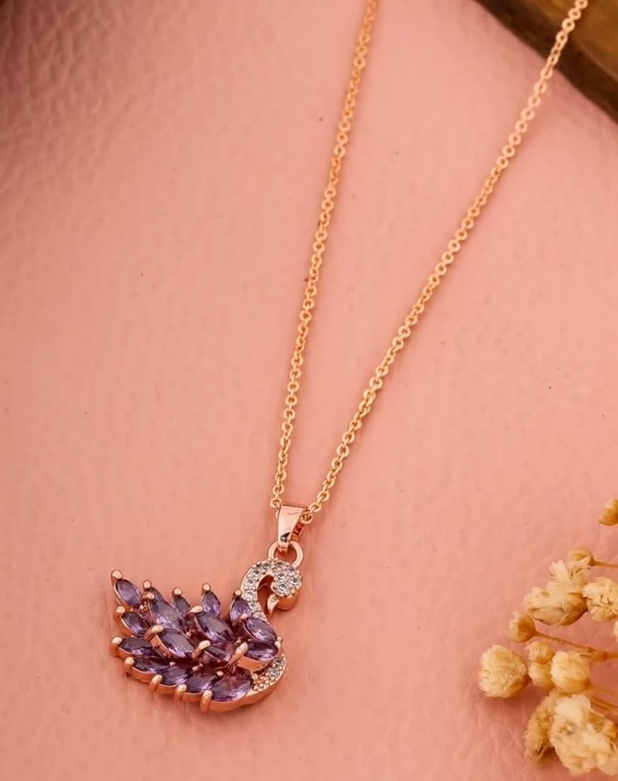 Swan Pendant Necklace