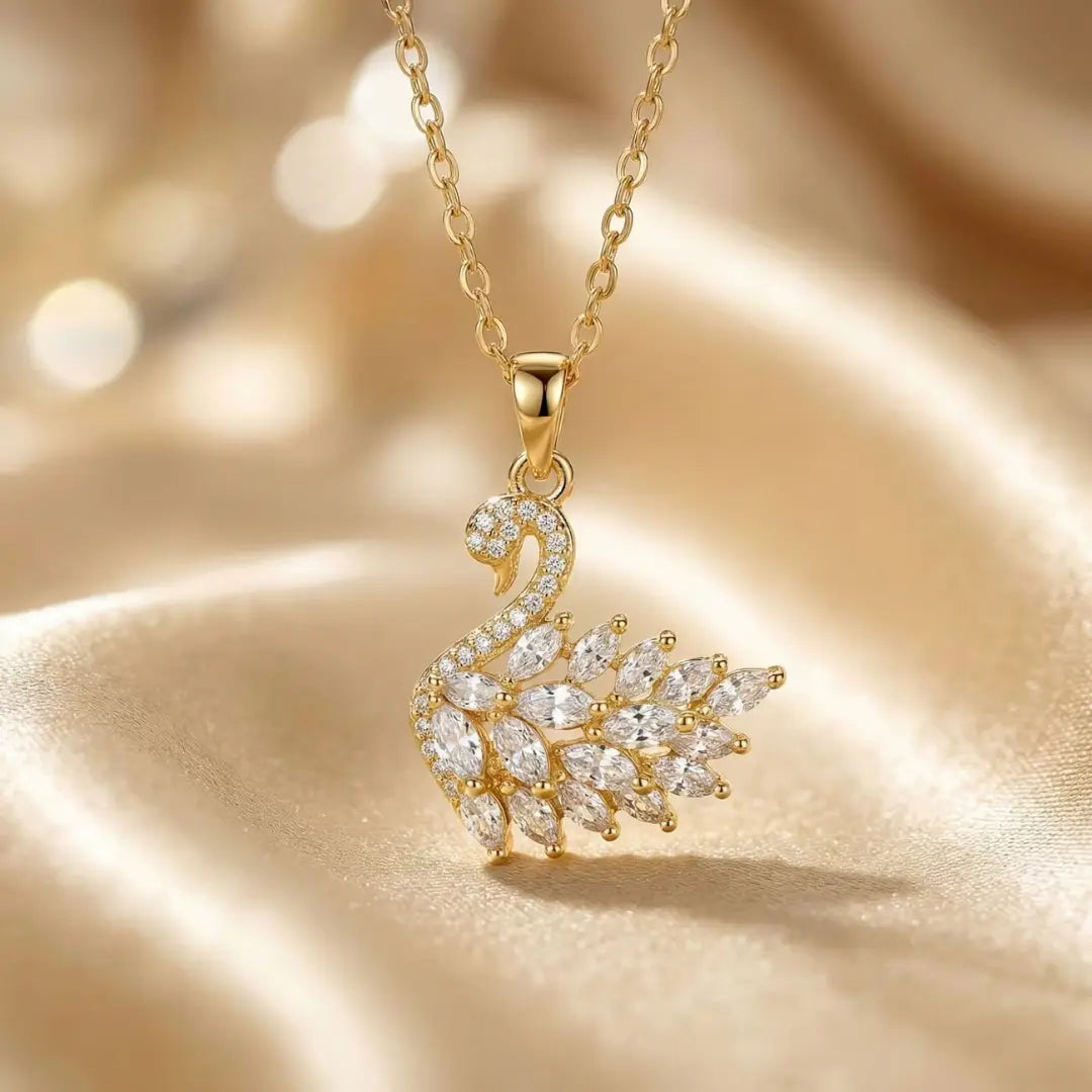 Swan Pendant Necklace