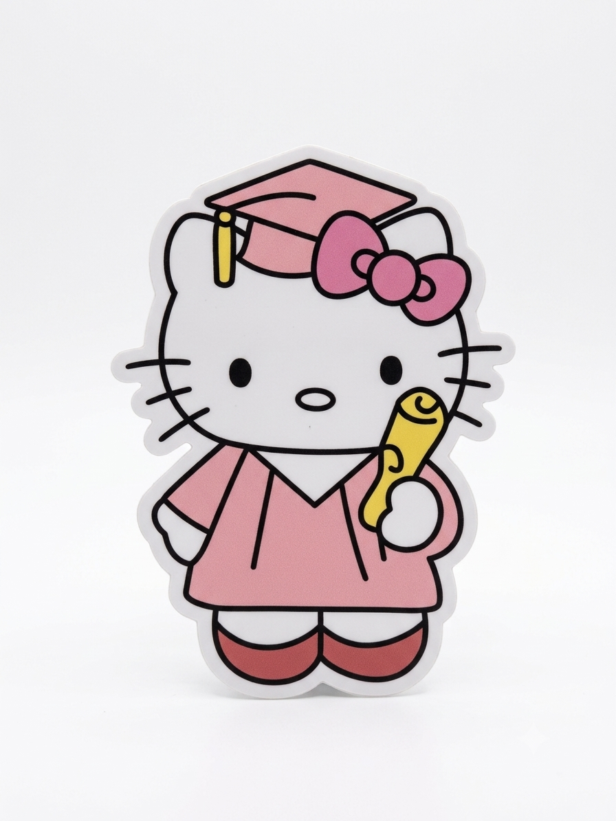 3D Enamel Premium Metal Sticker
