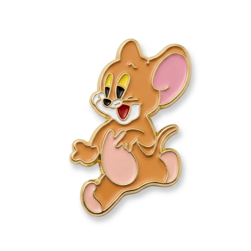 3D Enamel Premium Metal Sticker