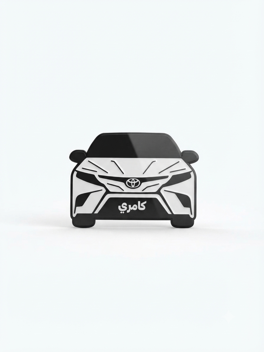 3D Enamel Premium Metal Sticker