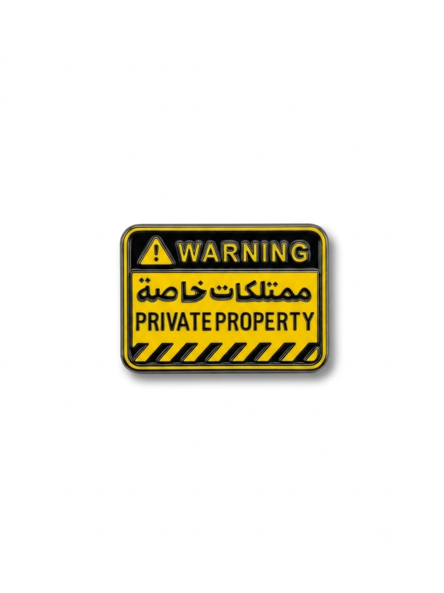 3D Enamel Premium Metal Sticker