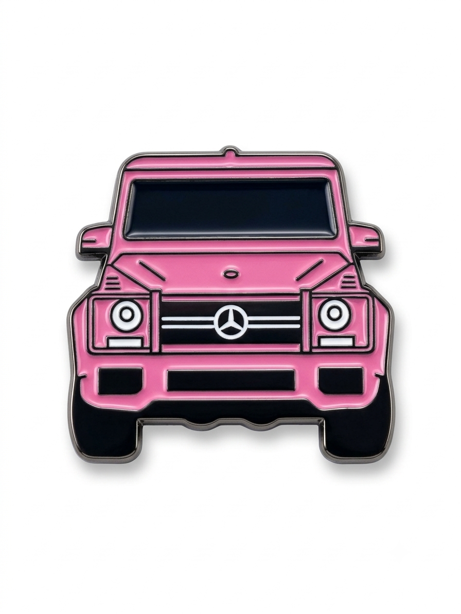3D Enamel Premium Metal Sticker