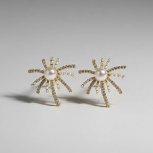 Radiant Starburst Pearl Studs