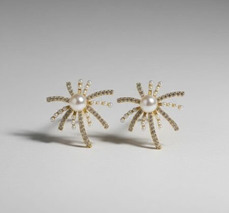 Radiant Starburst Pearl Studs