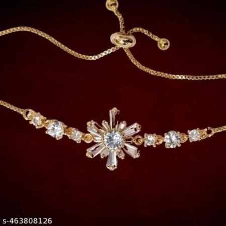 Golden Blossom Charm Bracelet