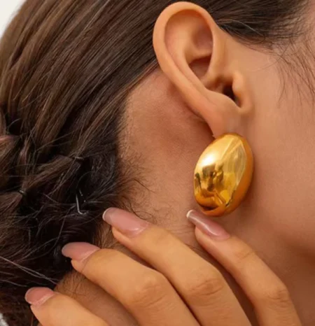 Solar Bloom – Statement Stud Earrings